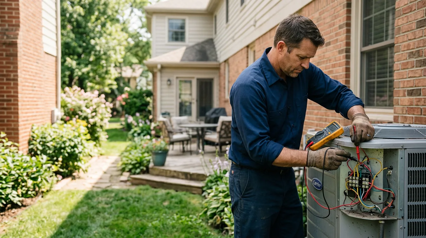 HVAC technician working near Elroy, WI